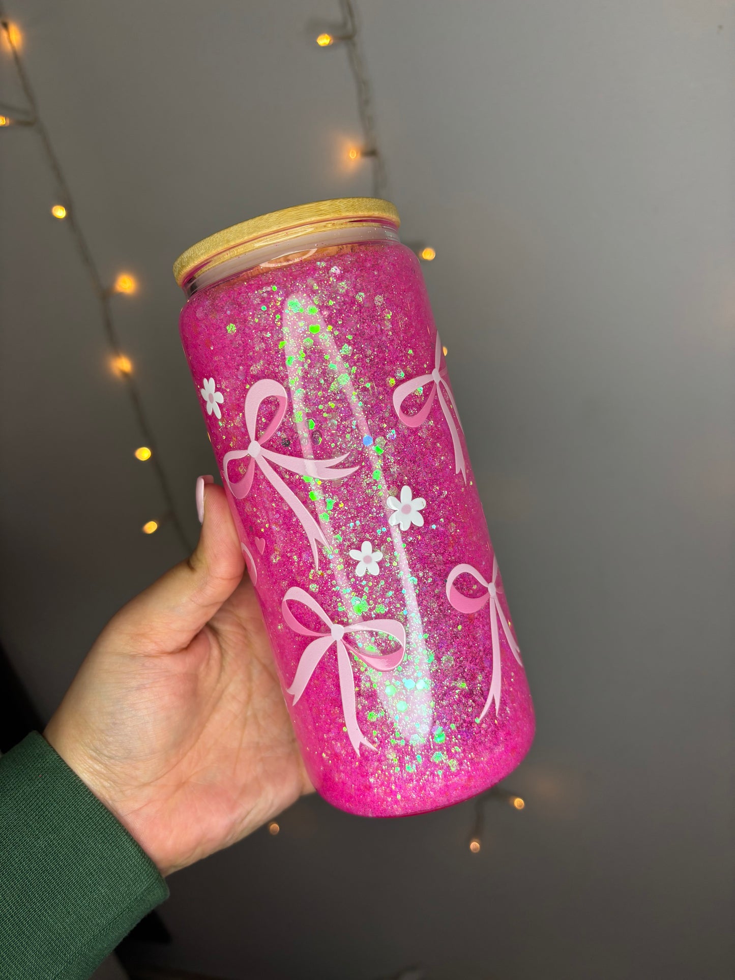 Custom Snow Globe Tumbler