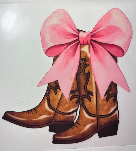 Cowgirl Boots with Bow