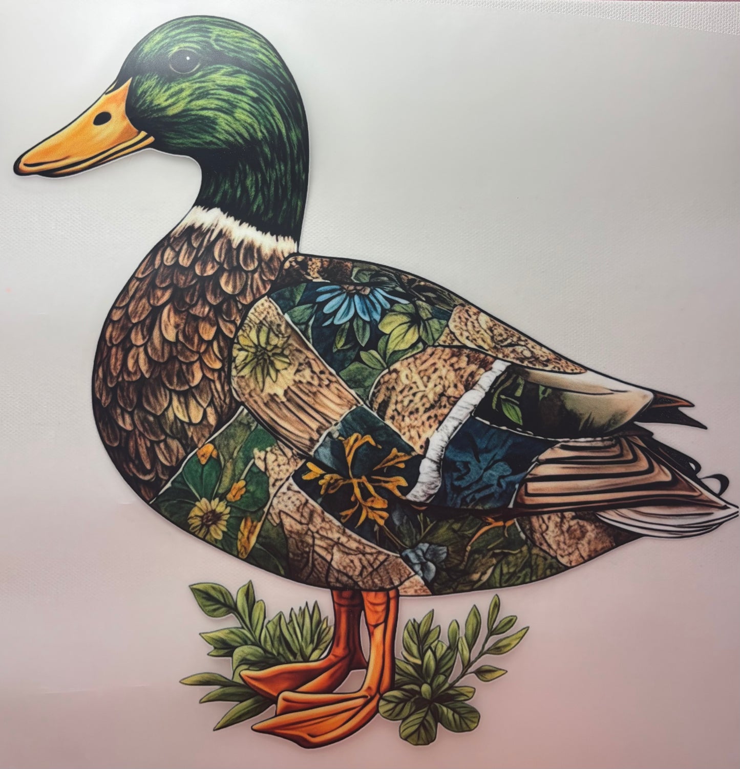 Faux Quilt Duck