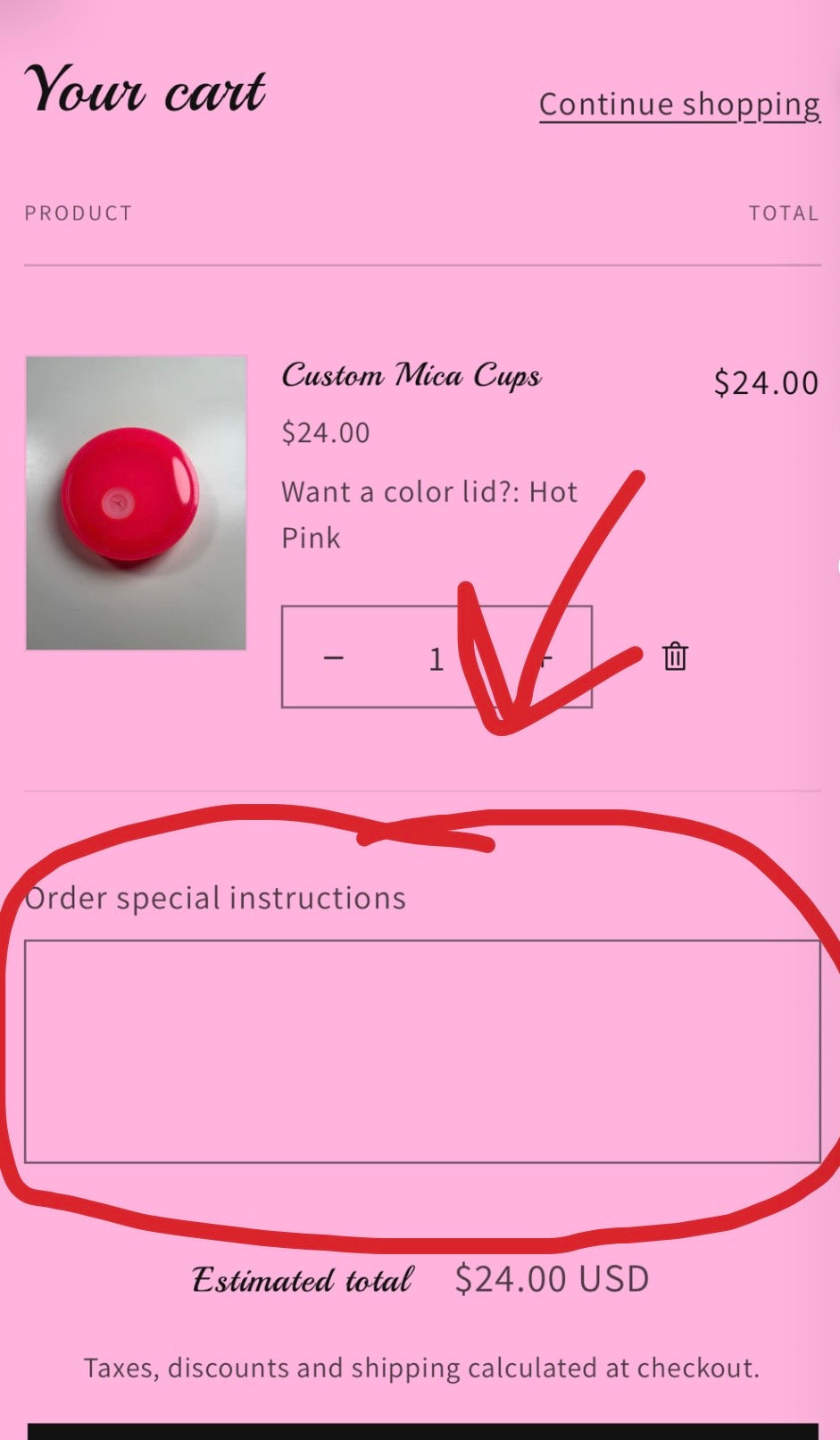 Custom Mica Cups